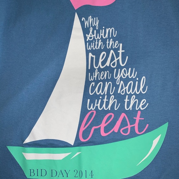 alpha phi bid day t shirt - Picture 2 of 2